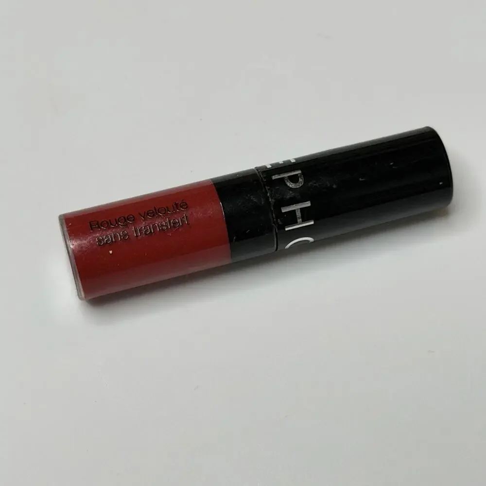 Sephora Cream Lip Stain Liquid Lipstick Velvet 01 Always Red Travel .04 oz New